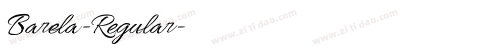 Barela-Regular字体转换 Barela-Regular字体转换