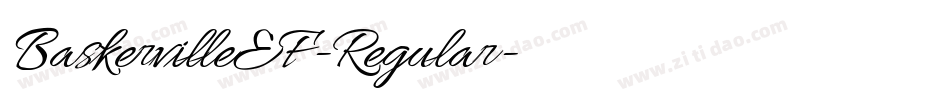 BaskervilleEF-Regular字体转换
