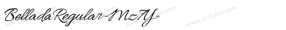 BelladaRegular-Mz7Y字体转换 BelladaRegular-Mz7Y字体转换