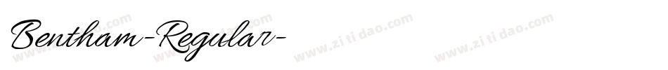 Bentham-Regular字体转换