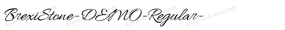 BrexiStone-DEMO-Regular字体转换