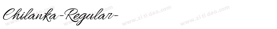 Chilanka-Regular字体转换