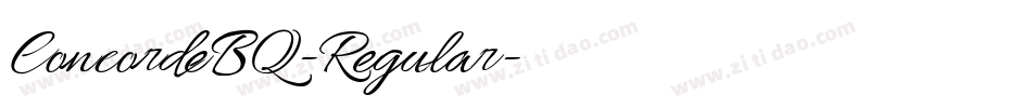 ConcordeBQ-Regular字体转换 ConcordeBQ-Regular字体转换