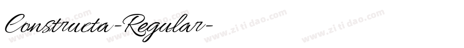 Constructa-Regular字体转换 Constructa-Regular字体转换