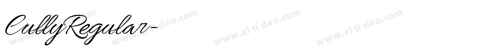 CullyRegular字体转换 CullyRegular字体转换