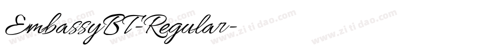 EmbassyBT-Regular字体转换