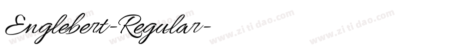 Englebert-Regular字体转换