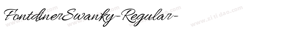 FontdinerSwanky-Regular字体转换