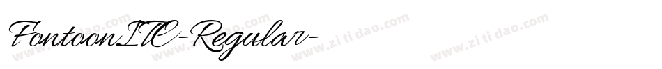 FontoonITC-Regular字体转换 FontoonITC-Regular字体转换