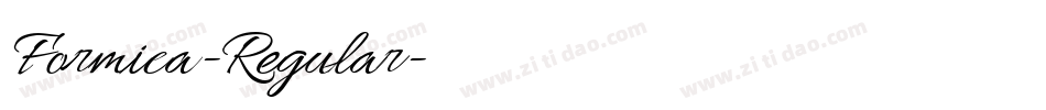 Formica-Regular字体转换