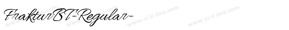 FrakturBT-Regular字体转换 FrakturBT-Regular字体转换