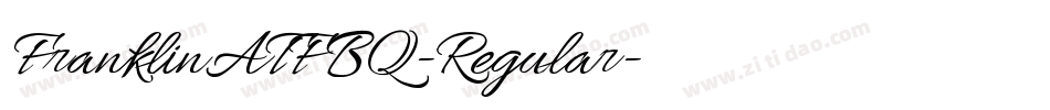 FranklinATFBQ-Regular字体转换