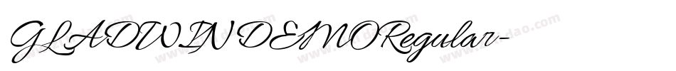 GLADWINDEMORegular字体转换 GLADWINDEMORegular字体转换