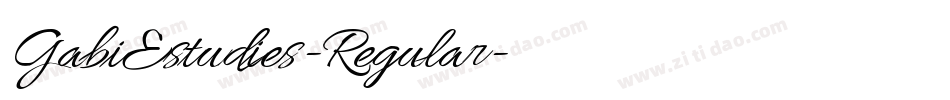 GabiEstudies-Regular字体转换 GabiEstudies-Regular字体转换