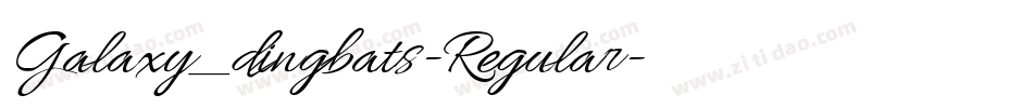 Galaxy_dingbats-Regular字体转换 Galaxy_dingbats-Regular字体转换