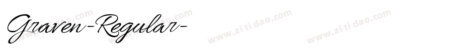 Graven-Regular字体转换