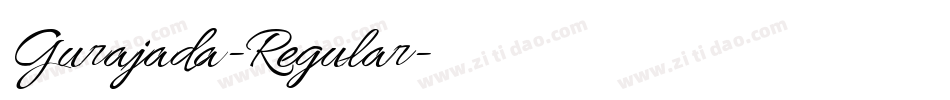 Gurajada-Regular字体转换