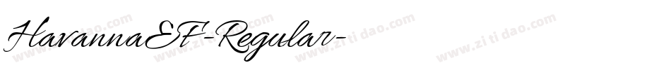 HavannaEF-Regular字体转换