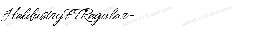 HeldustryFTRegular字体转换 HeldustryFTRegular字体转换