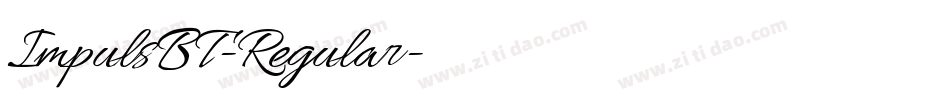 ImpulsBT-Regular字体转换