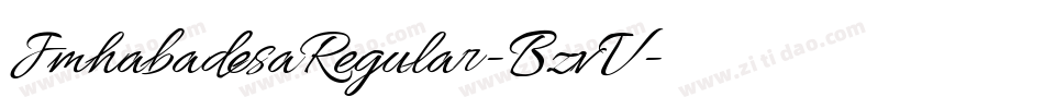 JmhabadesaRegular-BzvV字体转换 JmhabadesaRegular-BzvV字体转换