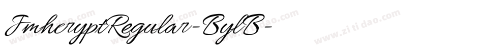 JmhcryptRegular-BylB字体转换 JmhcryptRegular-BylB字体转换