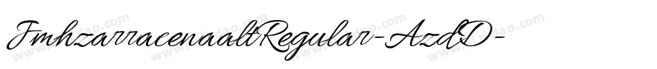 JmhzarracenaaltRegular-AzdD字体转换 JmhzarracenaaltRegular-AzdD字体转换