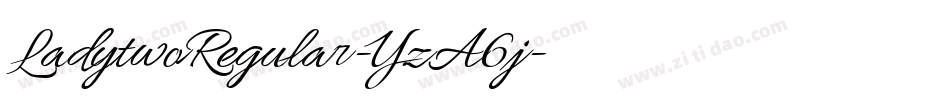 LadytwoRegular-YzA6j字体转换