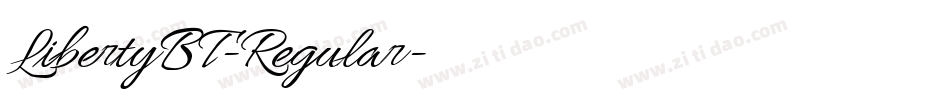 LibertyBT-Regular字体转换