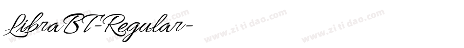 LibraBT-Regular字体转换