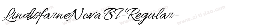 LindisfarneNovaBT-Regular字体转换