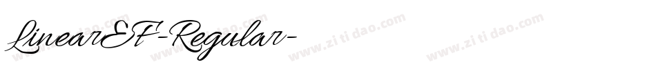 LinearEF-Regular字体转换