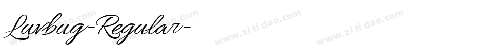 Luvbug-Regular字体转换