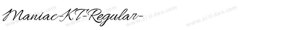 Maniac-KT-Regular字体转换 Maniac-KT-Regular字体转换