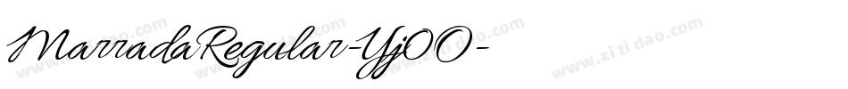 MarradaRegular-Yj0O字体转换