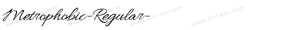 Metrophobic-Regular字体转换