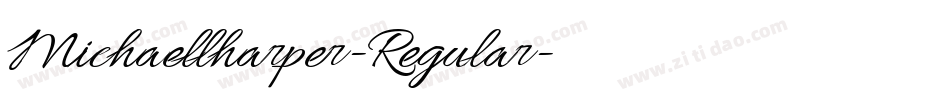 Michaellharper-Regular字体转换