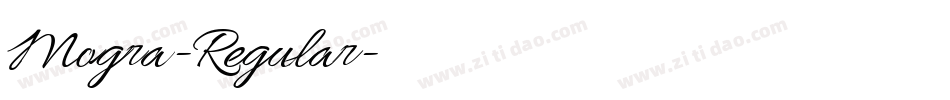 Mogra-Regular字体转换