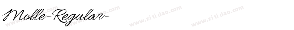 Molle-Regular字体转换