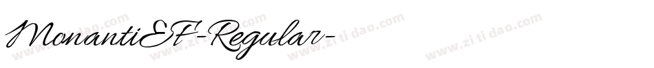 MonantiEF-Regular字体转换