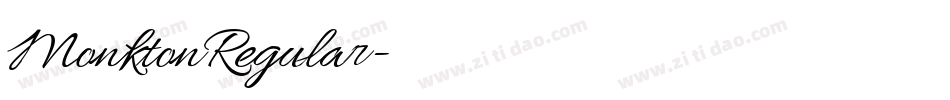 MonktonRegular字体转换 MonktonRegular字体转换