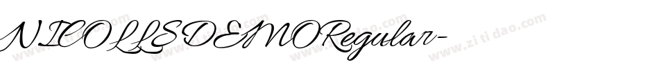 NICOLLSDEMORegular字体转换