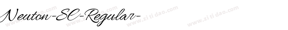 Neuton-SC-Regular字体转换