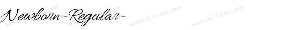 Newborn-Regular字体转换