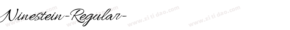 Ninestein-Regular字体转换 Ninestein-Regular字体转换