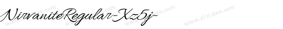 NirvaniteRegular-Xz5j字体转换