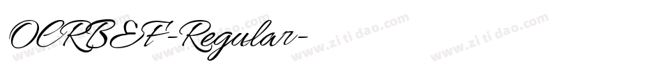 OCRBEF-Regular字体转换 OCRBEF-Regular字体转换