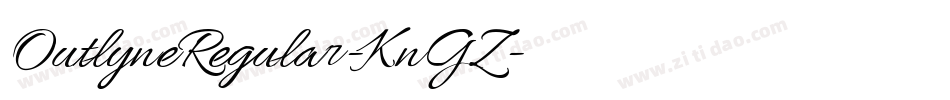 OutlyneRegular-KnGZ字体转换