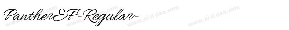 PantherEF-Regular字体转换
