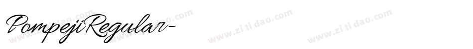 PompejiRegular字体转换 PompejiRegular字体转换